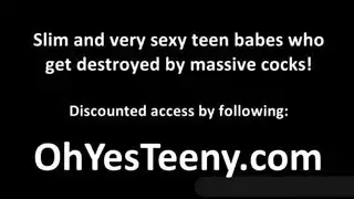 مراهقة صغيرة تمارس جنس شرجي صارم من أب ذو قضيب كبير