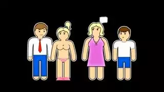 بينكو امه قدامه وهو اقعد بيتفرج