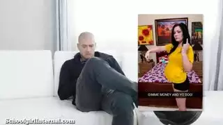 جنس غير محمي: قذف عميق داخل مهبلها الضيق