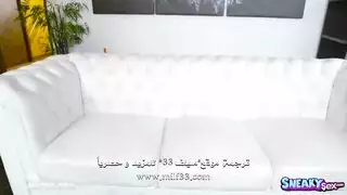 الأخ يضاجع الأخت غير الشقيقة الجديدة بعنوان وينهي بالقذف داخليا