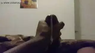 فم مليء بالديك الأسود الكبير: حركة حلق عميق هاردكور
