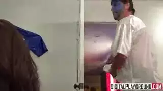 نكاح بمستوى نجم إباحي مع زوجته المطمئنة