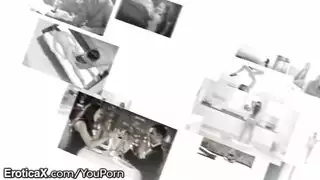رجل ملتح يصفع فرجها وهي تقبله