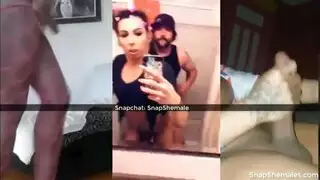 عابر هواة ساخن جديد يتم ضربه بعد انفجار السائل المنوي