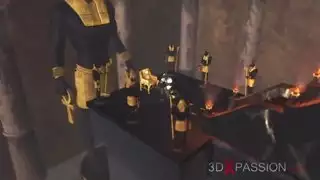 حلم أنوبيس المبلل: ملك اللحم ينيك عبداً مطيعاً