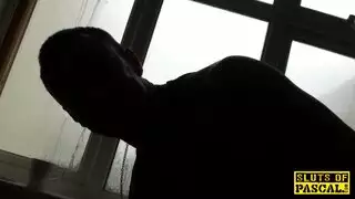 لعبة النقاط الخاصة بها جعلته يقذف دون توقف
