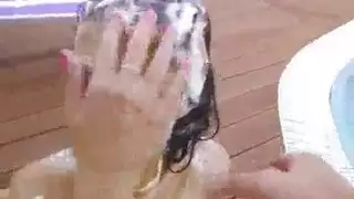 تمثيل دور التلميذات مع معلمات ناضجات والقذف على الوجه