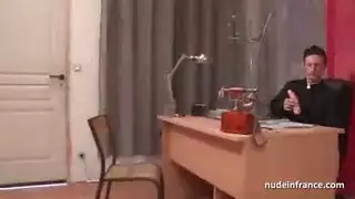 مع راهبة