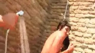وجه مغطى بالسائل المنوي إنهاء قوي وجهاً لوجه