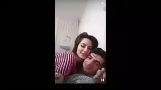 زوج عربي وزوجته في فيلم جنسي حميمي وصريح