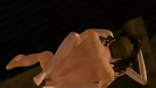 جنس حبشي حار ينتهي بالقذف داخلها