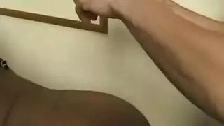 ٤ شرج عنيف مع قضيب أسود سميك