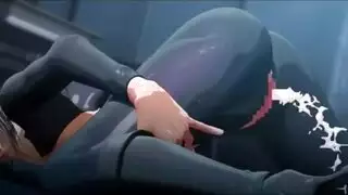 رسوم متحركة صريحة: عضو كبير والفتاة المثيرة