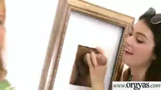 نجمات إباحية أجنبيات تأخذ قذف السائل المنوي على وجوههن