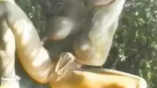 حركة فرج مغمورة بالسائل المنوي