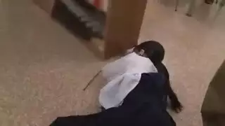 شهوة المكتبة: نيك خشن على الأرفف