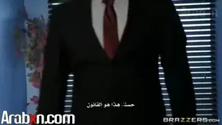 فيلم إباحي كامل: أنجيلا تسيطر على محاميها الشهواني