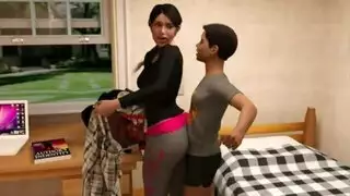 ولد يفرك قضيبه لوحده